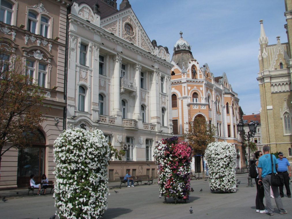 Stare zgrade na centralnom novosadskom trgu