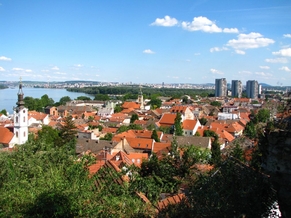 Pogled na Stari Zemun, Dunav i Dorćol